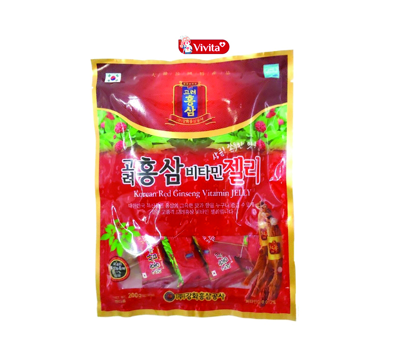 Kẹo hồng sâm Hàn Quốc KGS Korean Red Ginseng Jelly