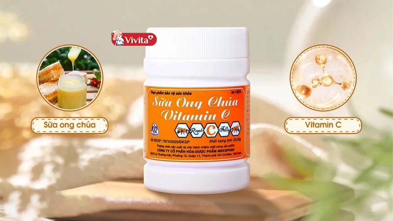 Viên ngậm Sữa Ong Chúa Vitamin C Mekophar Công Dụng Liều Dùng Và Cách Dùng Đúng