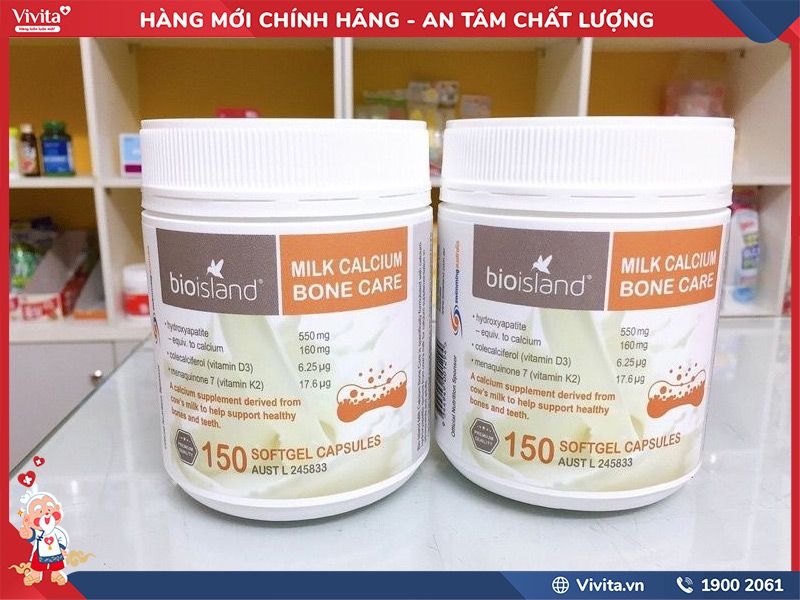 lưu ý khi dùng bio island milk calcium bone care