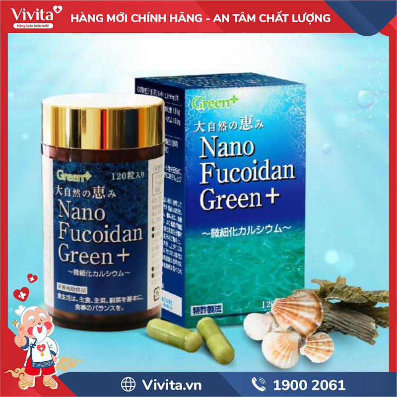 nano fucoidan green+ chính hãng