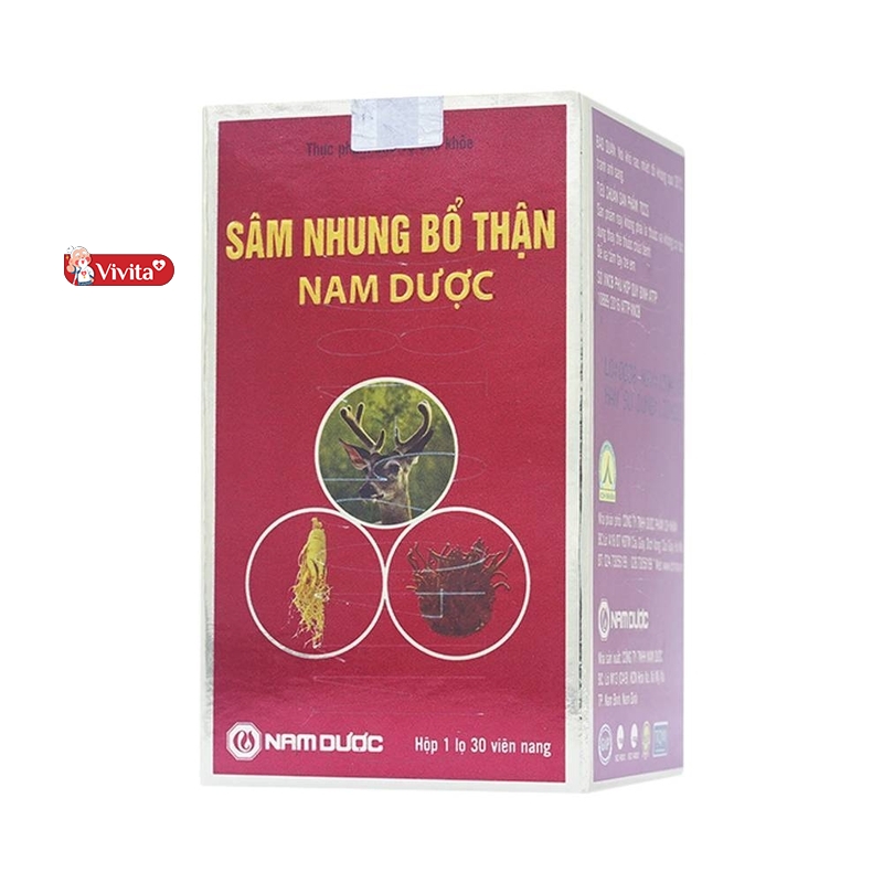 Sâm nhung bổ thận Nam Dược được bào chế từ các vị thuốc Đông Y