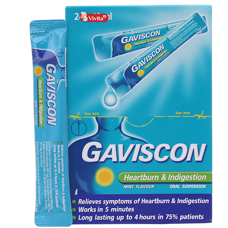 Thuốc đau dạ dày dạng sữa Gaviscon