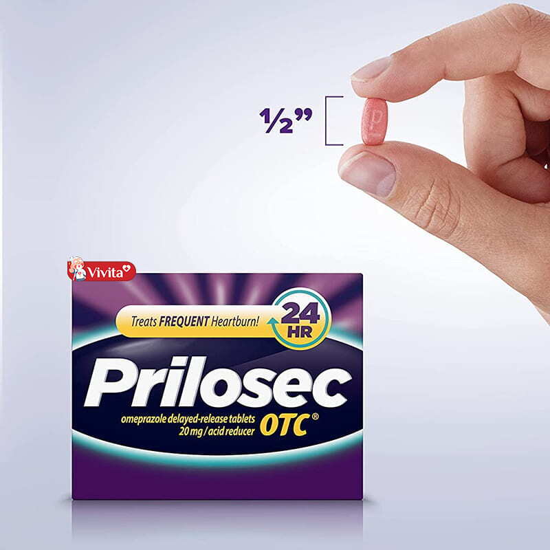 Review thuốc trào ngược dạ dày của Mỹ Prilosec OTC