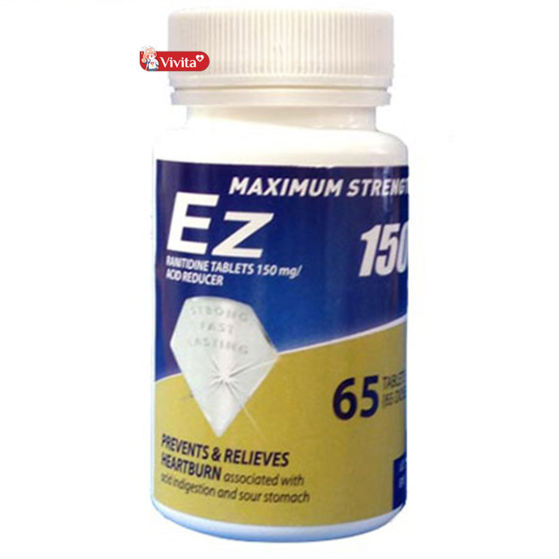 Viên uống hỗ trợ điều trị đau dạ dày của Mỹ Ez Maximum Strength