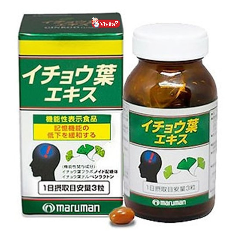 Hỗ trợ điều trị tiền đình với viên uống Ginkgo Biloba Maruman