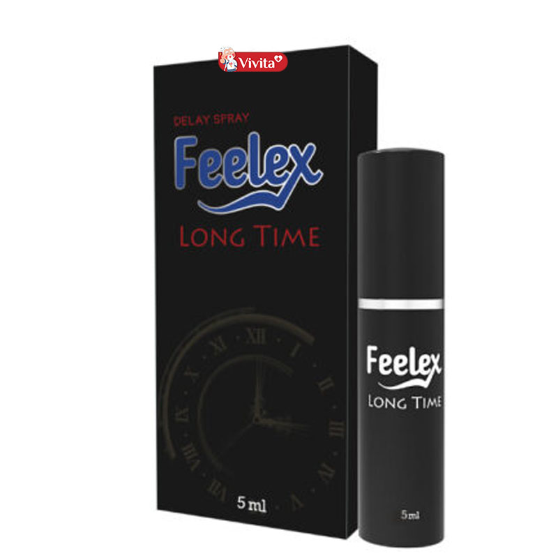 Chai xịt chống xuất tinh sớm Feelex Long Time Lidocain 5ml