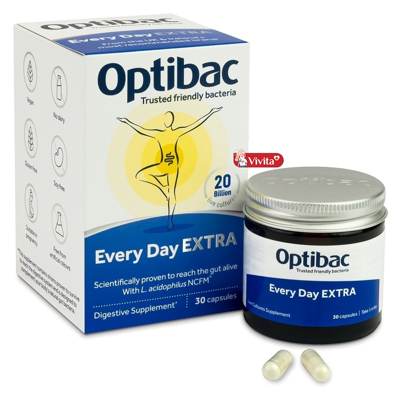 Men Vi Sinh OPTIBAC Probiotics Every day EXTRA tổng quan