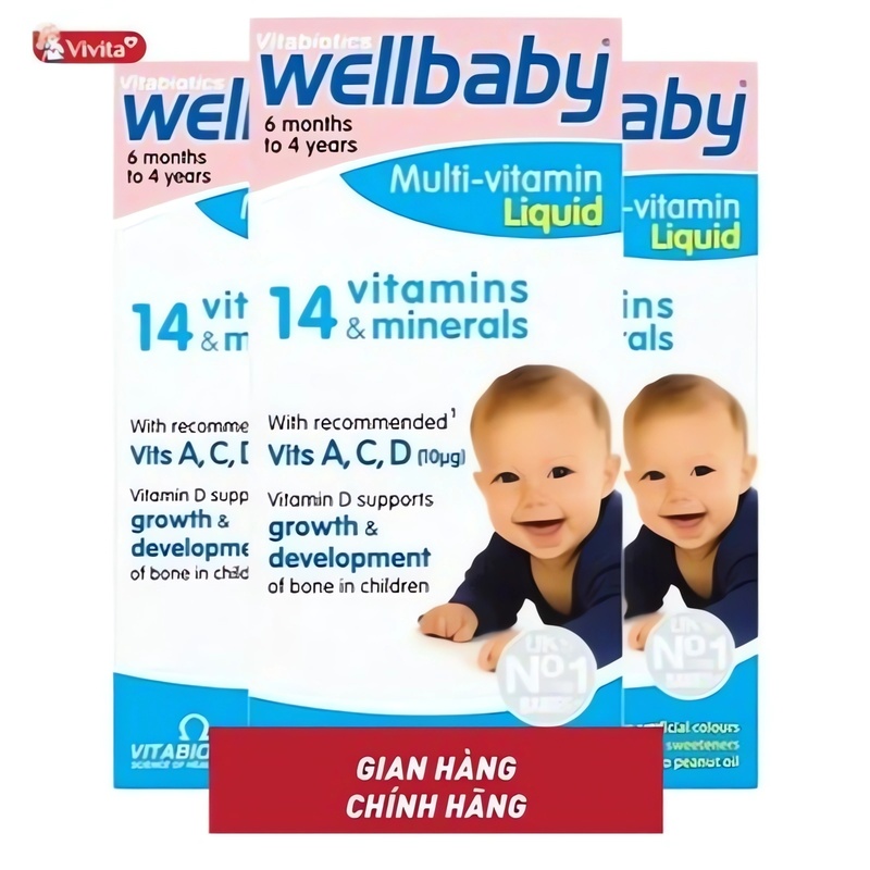 Thông tin về Siro Wellbaby MultiVitamin Liquid