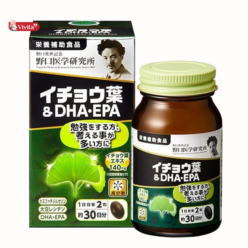 Thông tin Viên uống Ginkgo Noguchi DHA EPA của Nhật Bản