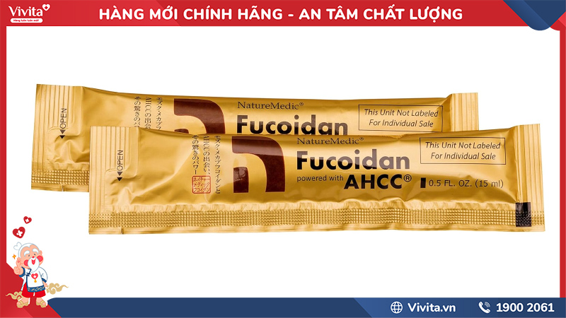 cách sử dụng naturemedic fucoidan ahcc dạng nước