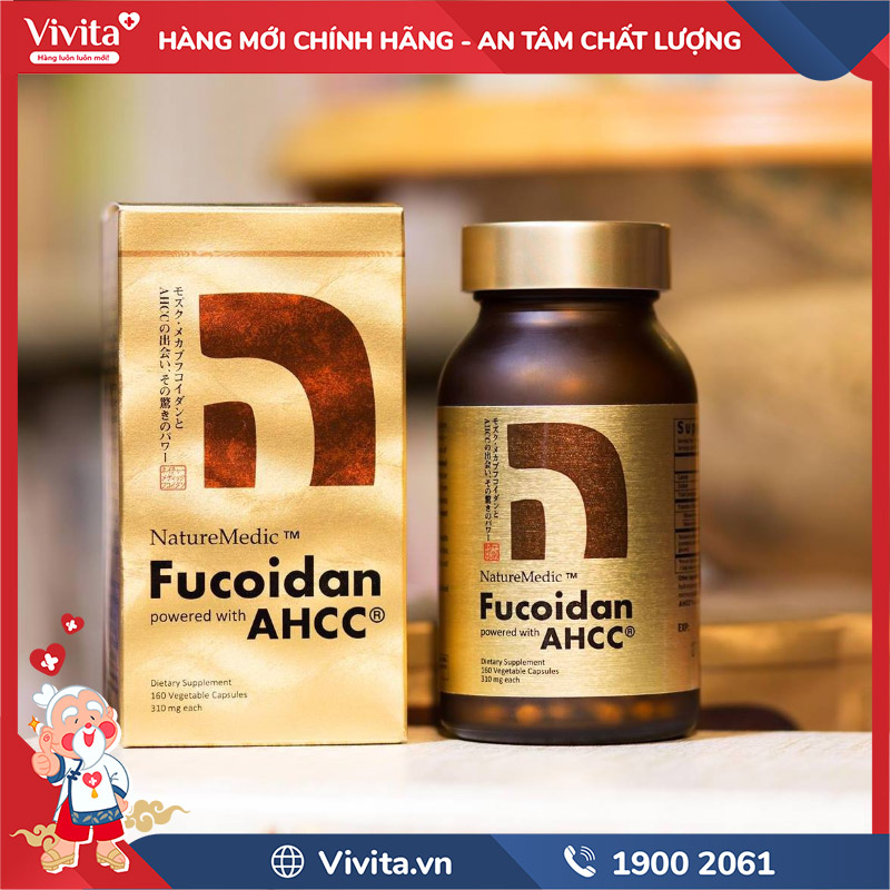 giới thiệu viên uống naturemedic fucoidan ahcc