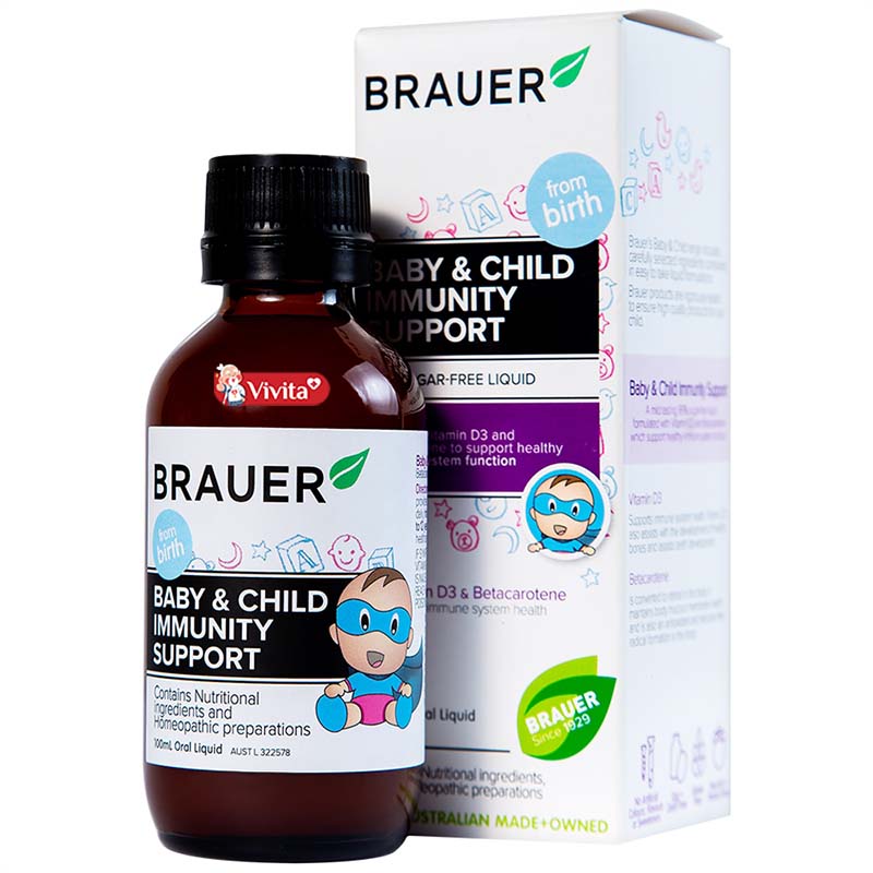 Mua Siro Brauer Baby & Child Immunity – Úc chính hãng, giá tốt tại Vivita