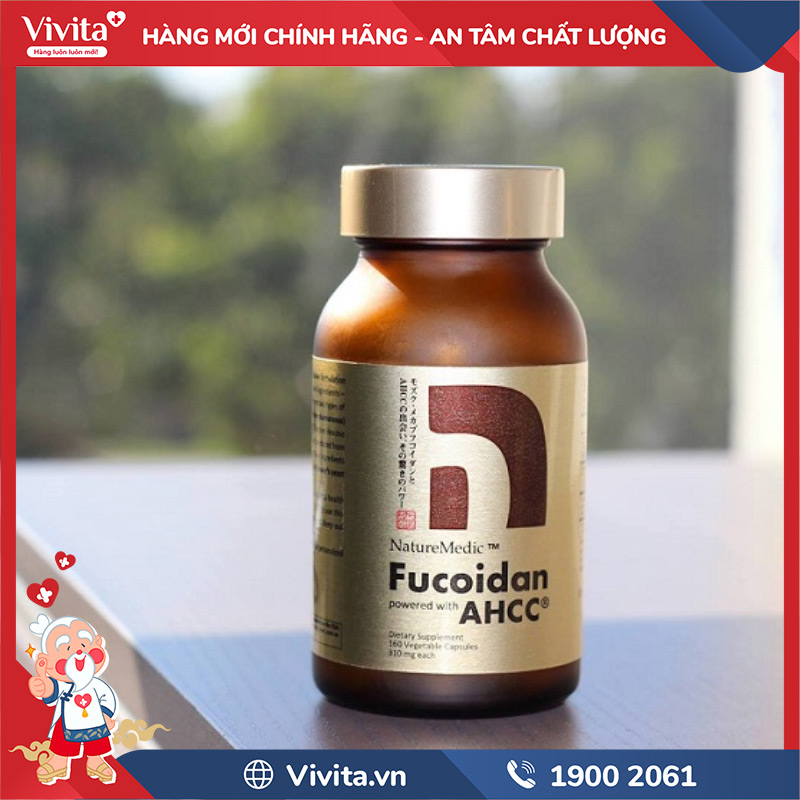 viên uống naturemedic fucoidan ahcc chính hãng