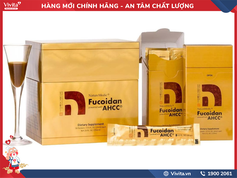 naturemedic fucoidan ahcc dạng nước có tốt không