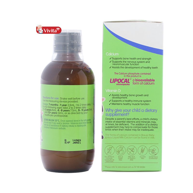 Ưu điểm của Canxi Brauer 
