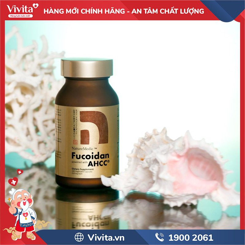 thành phần viên uống naturemedic fucoidan ahcc