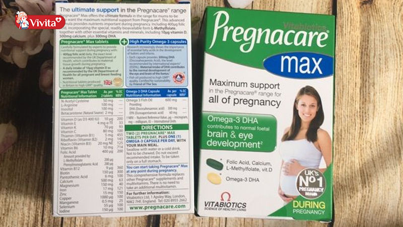 cách dùng Pregnacare Max