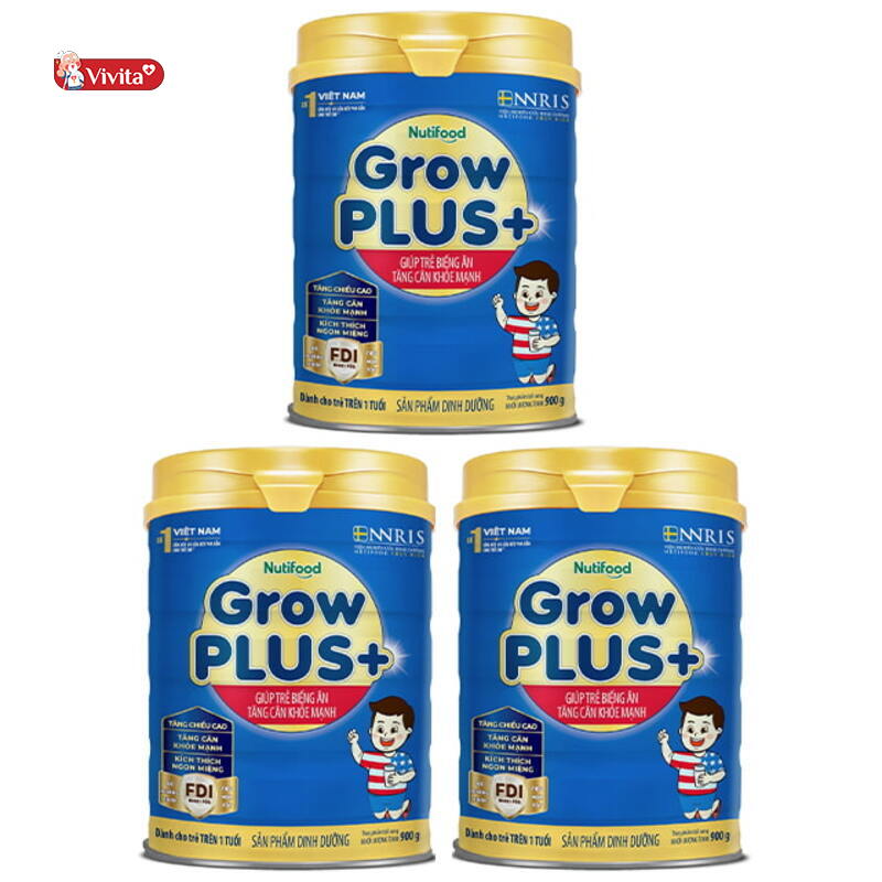 Sữa Nutifood Grow Plus cho trẻ biếng ăn