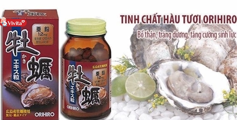 lưu ý tinh chất hàu Orihiro Nhật Bản