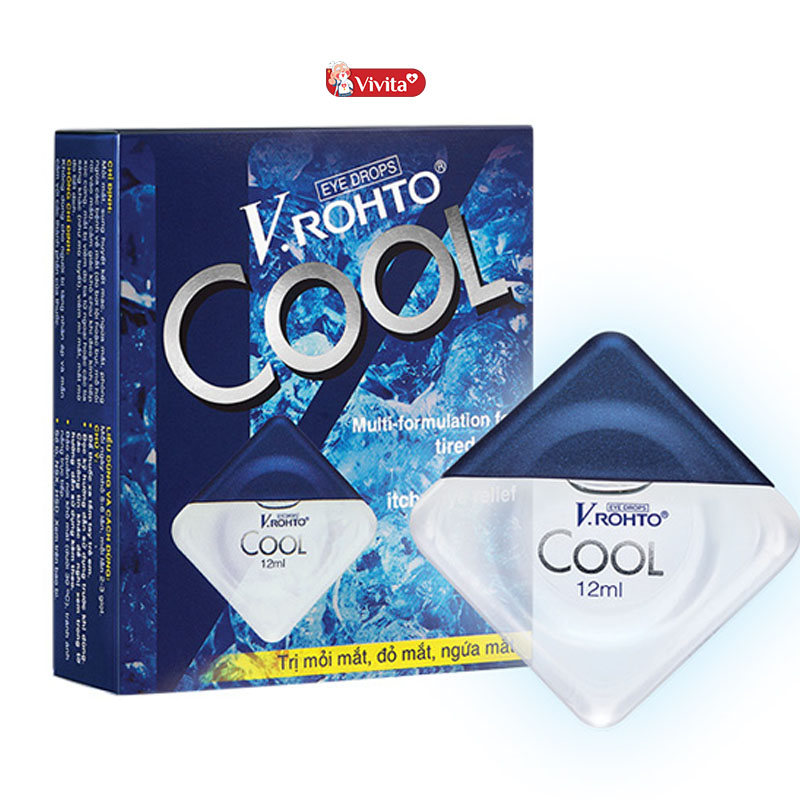 Thuốc nhỏ bảo vệ mắt V.Rohto Cool