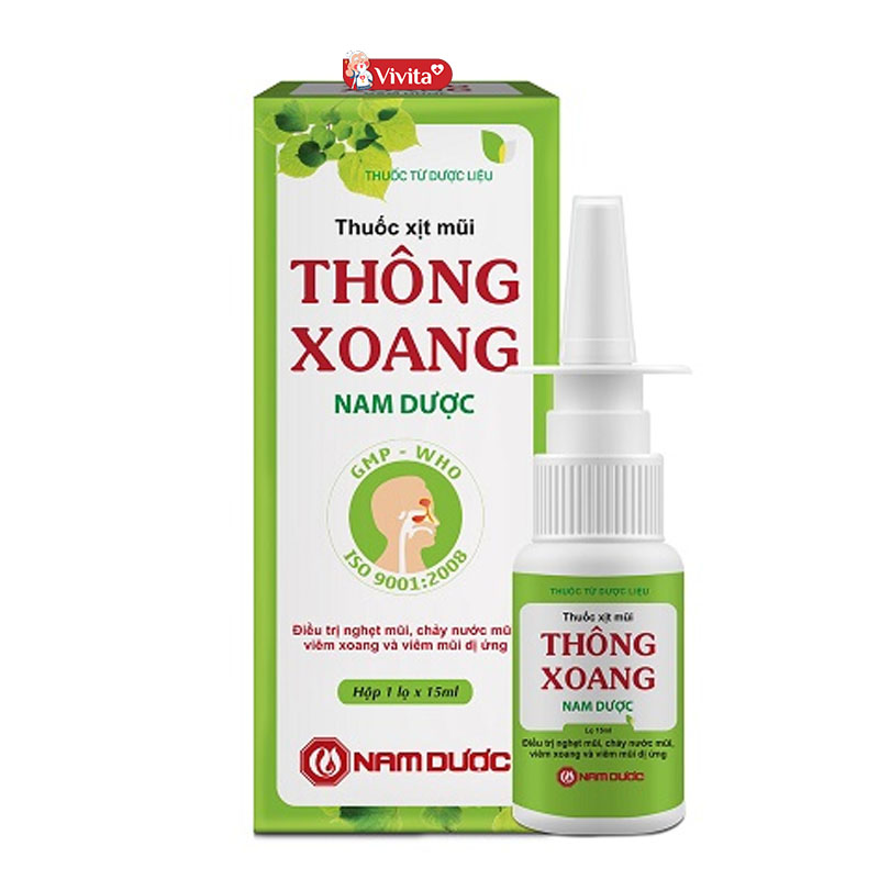 Xịt mũi Thông Xoang Nam Dược