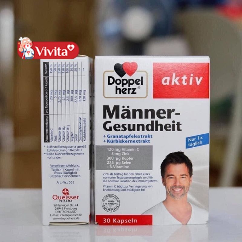 Viên uống Doppelherz Manner Gesundheit