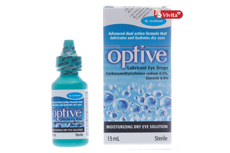 review Nước nhỏ mắt nhân tạo Optive 15ml