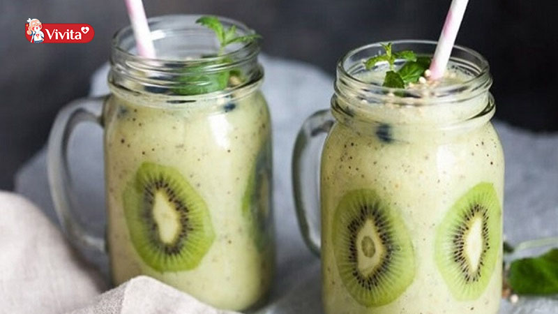 Uống sinh tố Kiwi hàng ngày để nâng cao chức năng sinh lý