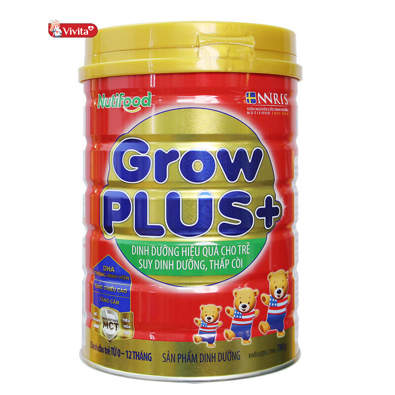 sữa công thức tăng chiều cao cho trẻ Sữa Nutifood Grow Plus+