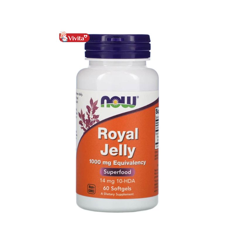 Sữa ong chúa Now Royal Jelly 1000mg 60 viên