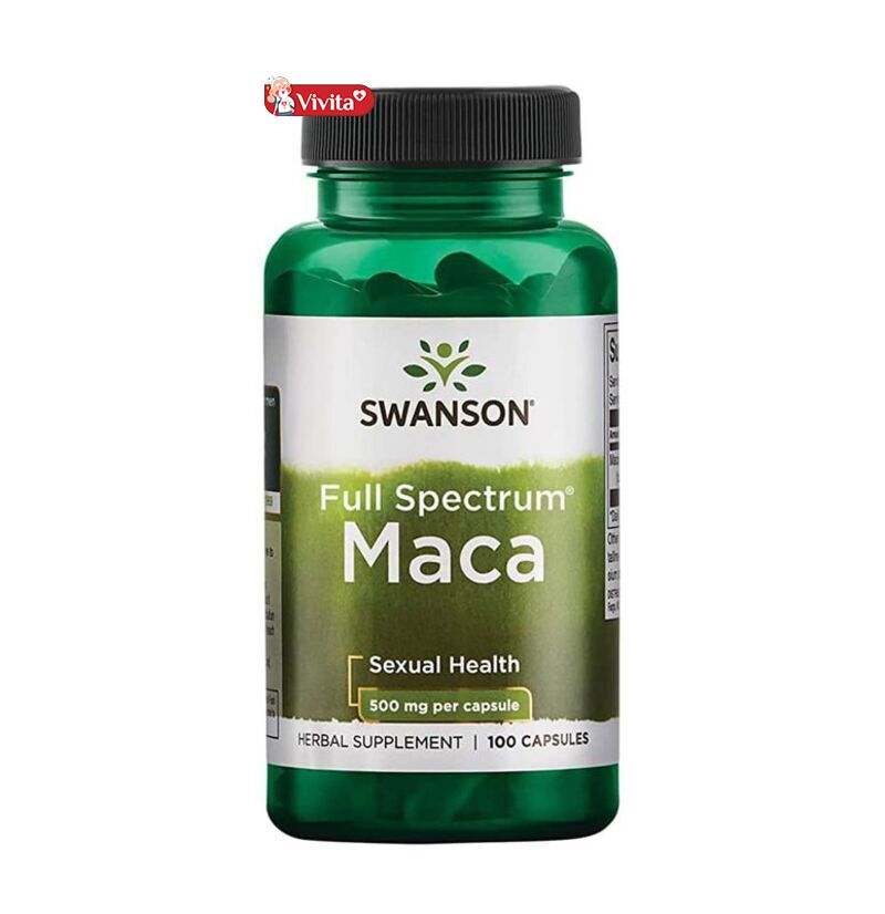 thuốc bổ thận của Mỹ tốt nhất Maca Swanson