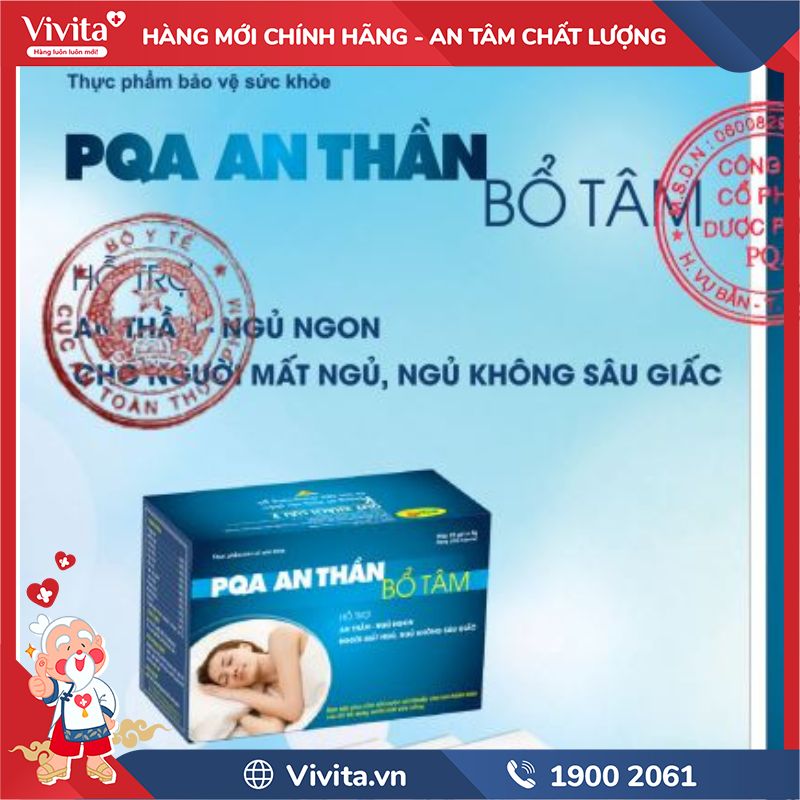 Công dụng của PQA An Thần Bổ Tâm