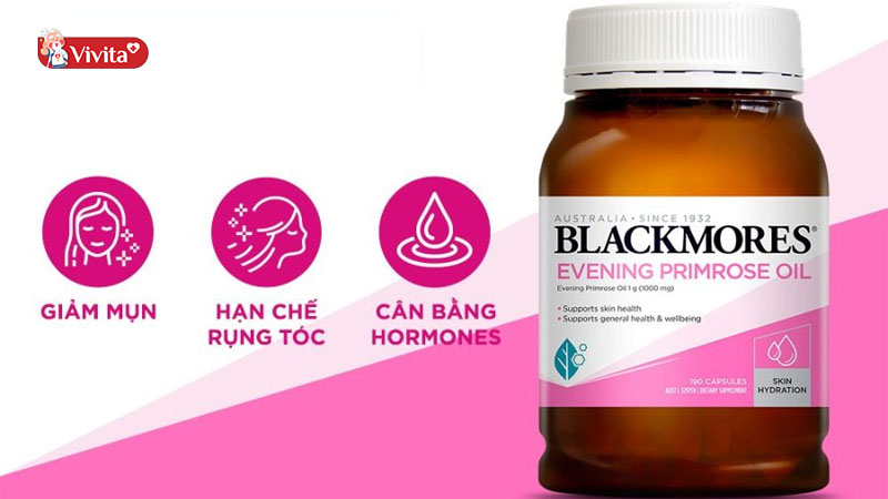 Viên uống Blackmores Evening Primrose Oil mang đến nhiều lợi ích cho sức khỏe và làm đẹp