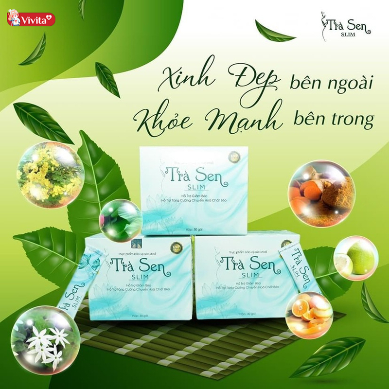 Thành phần trà sen Slim