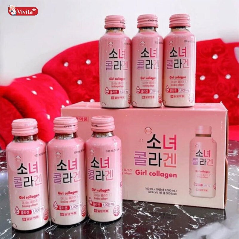 Nước uống đẹp da Girl Collagen 1000mg