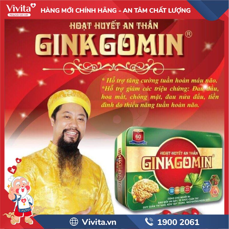 Công dụng của Hoạt Huyết An Thần Ginkgomin