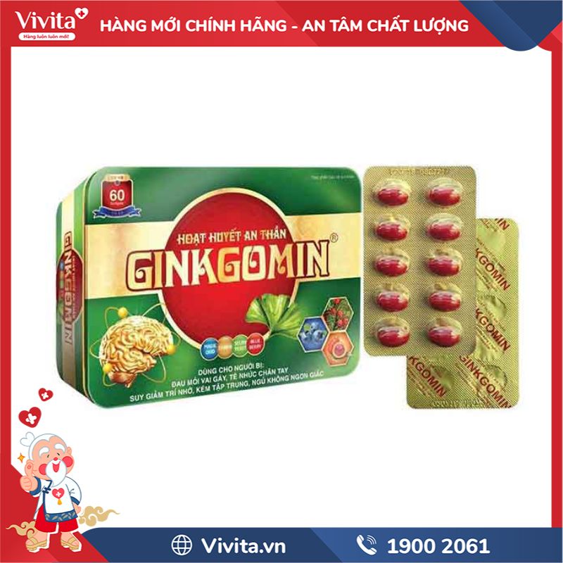 Hoạt Huyết An Thần Ginkgomin chính hãng