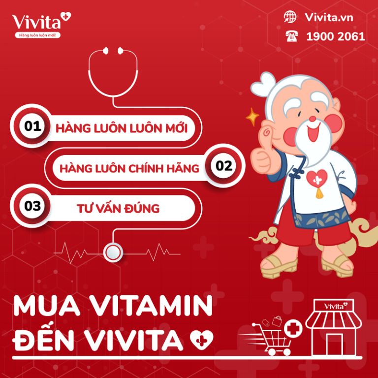 Vivita cam kết hàng chính hãng