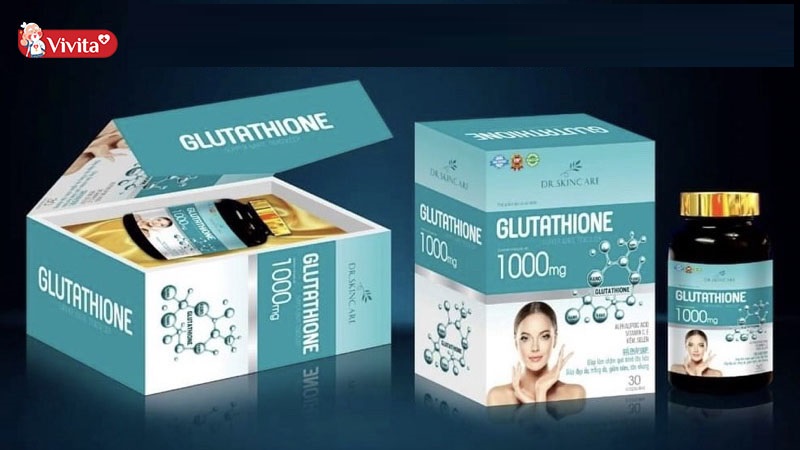 Viên uống trắng da Glutathione 1000mg Việt Nam