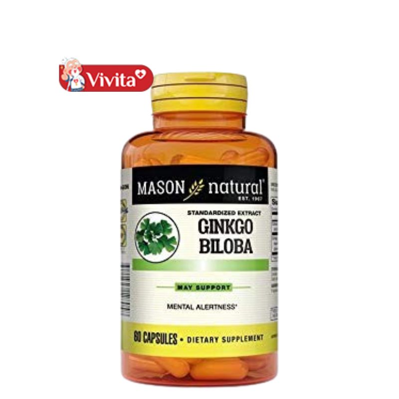 viên uống chống đột quỵ của Mỹ Mason Ginkgo Biloba