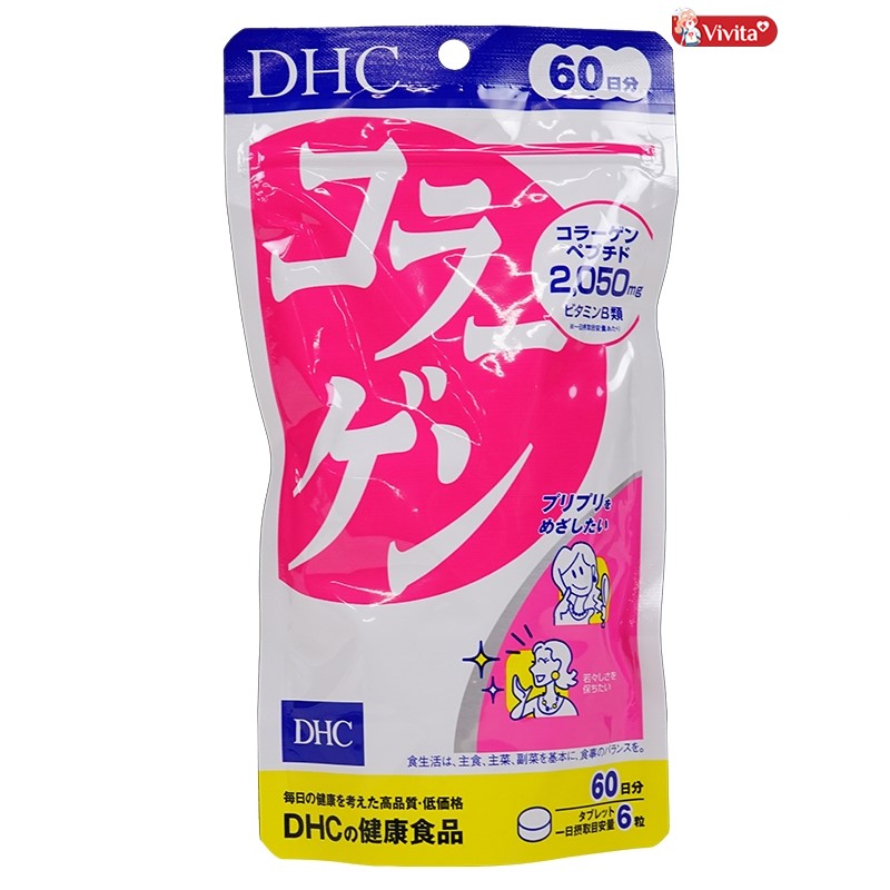 Collagen DHC giúp duy trì làn da trẻ trung, chống lại dấu hiệu lão hóa