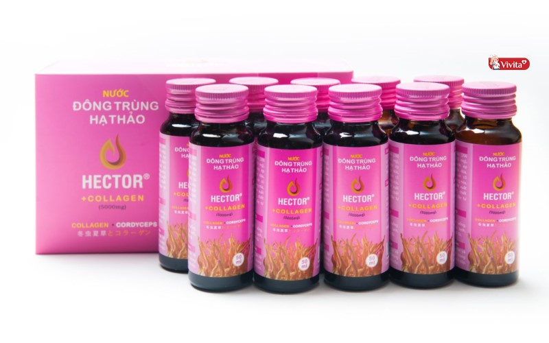 Hector Collagen Đông trùng hạ thảo chống lão hóa, làm trắng da 