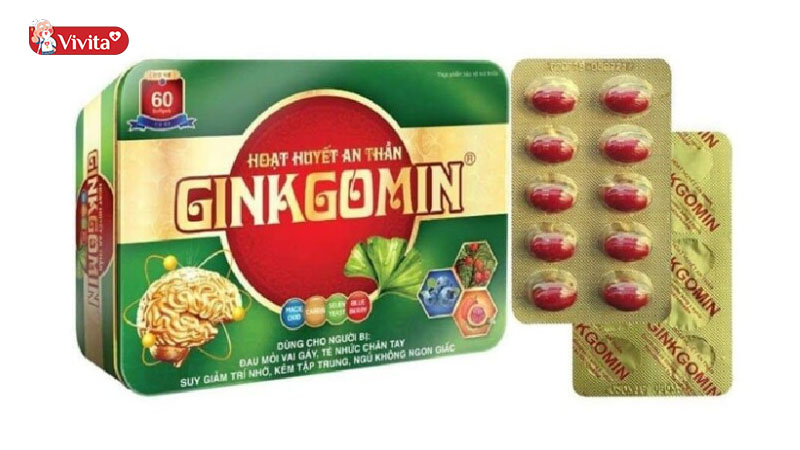 Hoạt huyết an thần Ginkgomin mang đến nhiều lợi ích cho người dùng