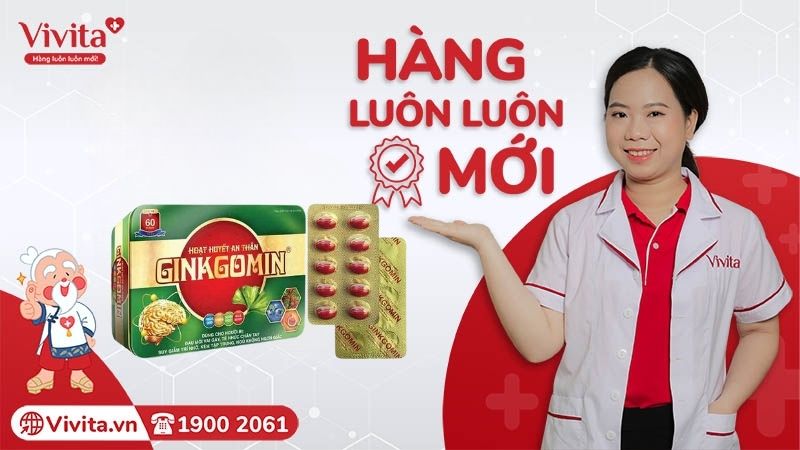 Mua Hoạt Huyết An Thần Ginkgomin chính hãng, giá tốt tại Vivita