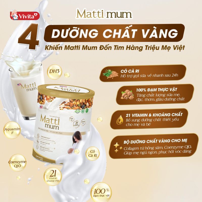 Thành phần sữa Matti Mum