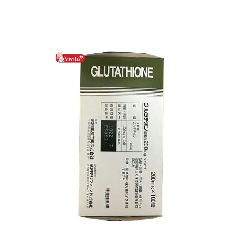 Truyền trắng Glutathione của Nhật 200mg