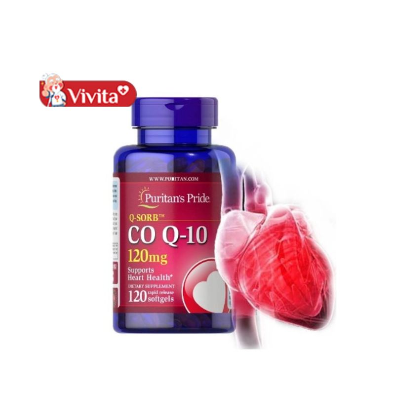 Review viên uống chống đột quỵ của Mỹ Puritan's Pride coq10 120mg