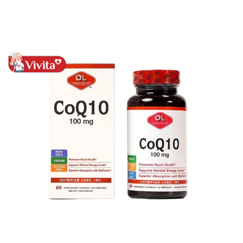 Review viên uống chống đột quỵ của Mỹ COQ10 100mg Olympian Labs