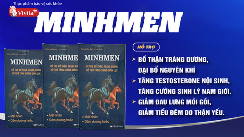 Viên uống Minhmen mang đến nhiều công dụng cho sinh lý nam giới