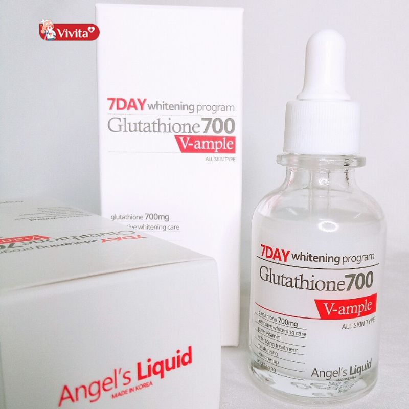 Huyết thanh dưỡng trắng da 7 Day Whitening Program Glutathione 700